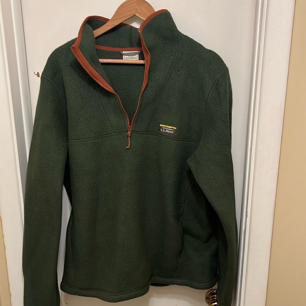 LL Bean 1/4 zip fleece. New without tags